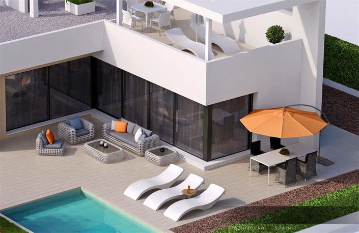 Image No.5-Villa / Détaché de 3 chambres à vendre à Benijofar