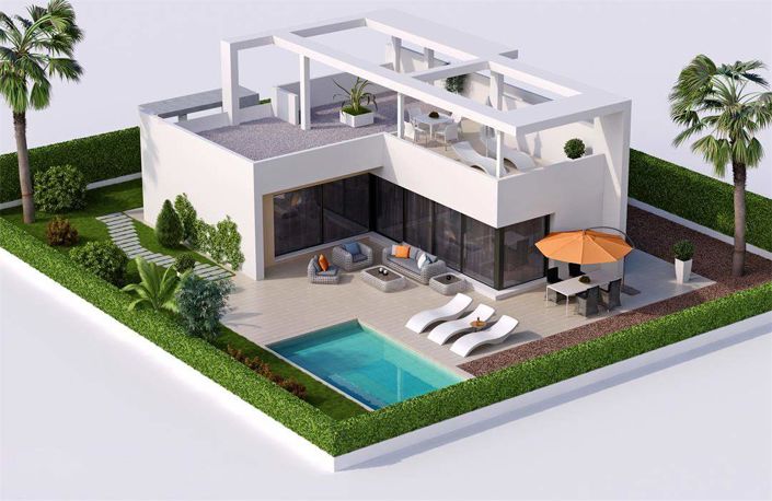 Image No.7-Villa / Détaché de 3 chambres à vendre à Benijofar