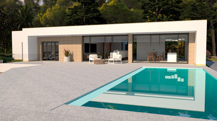 Image No.1-Villa / Détaché de 3 chambres à vendre à Las Colinas Golf