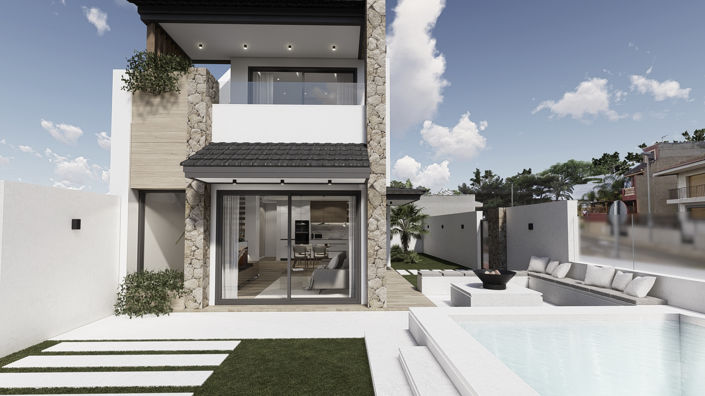 Image No.1-Villa / Détaché de 3 chambres à vendre à San Pedro del Pinatar