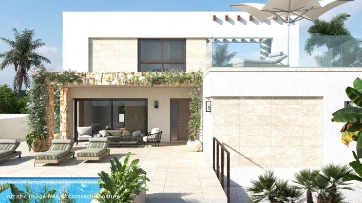 Image No.4-Villa / Détaché de 3 chambres à vendre à Ciudad Quesada