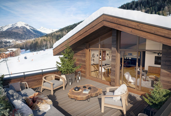 Image No.2-Appartement de 2 chambres à vendre à La Plagne