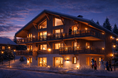 chalet-dusk