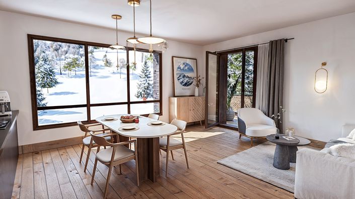 Image No.2-Appartement de 2 chambres à vendre à Les Deux-Alpes