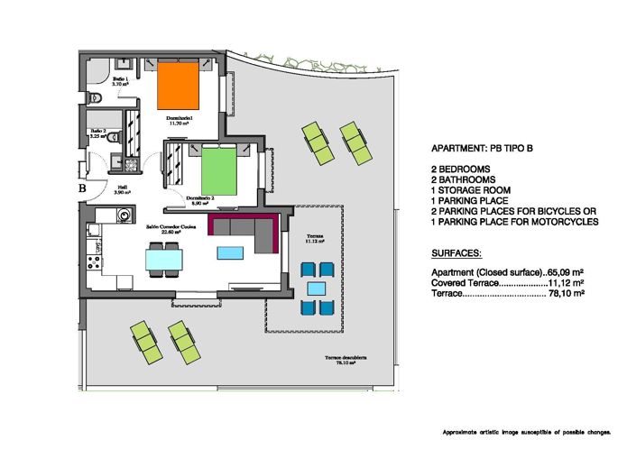 Image No.21-Appartement de 2 chambres à vendre à Orihuela Costa