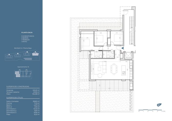 Image No.23-3 Bed Apartment for sale