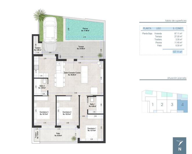 Image No.6-3 Bed Bungalow for sale