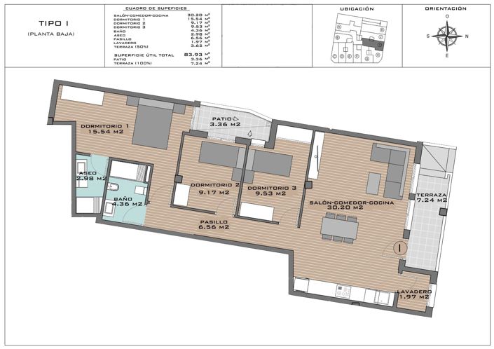 Image No.12-Appartement de 3 chambres à vendre à Algorfa