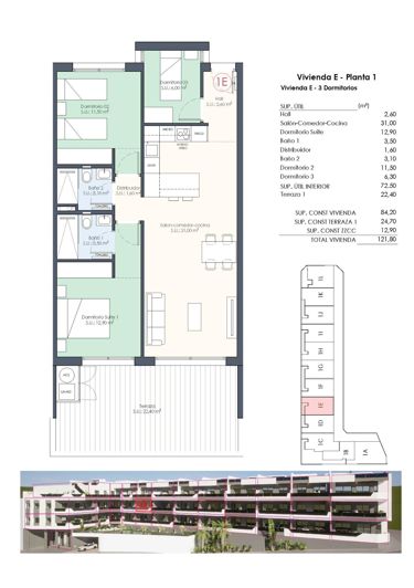 Image No.33-3 Bed Apartment for sale