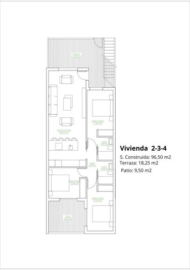 Image No.9-Bungalow de 3 chambres à vendre à San Pedro del Pinatar