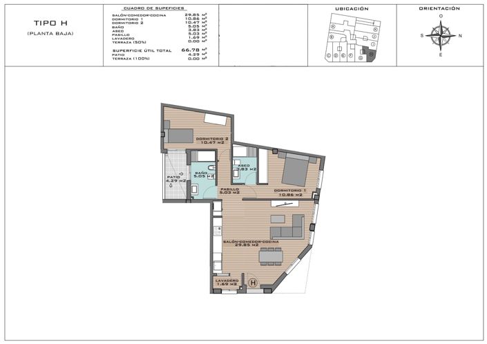 Image No.12-Appartement de 2 chambres à vendre à Algorfa