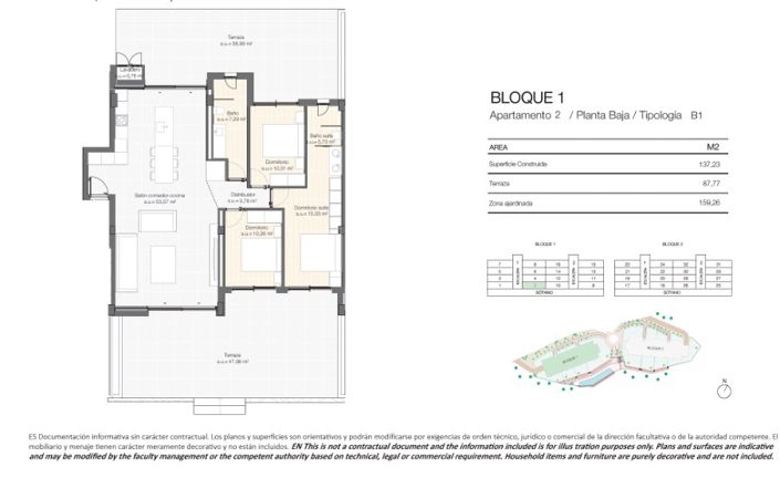 Image No.18-3 Bed Apartment for sale