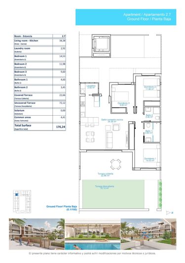 Image No.6-3 Bed Apartment for sale