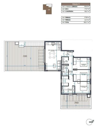 Image No.13-Appartement de 3 chambres à vendre à Guardamar del Segura