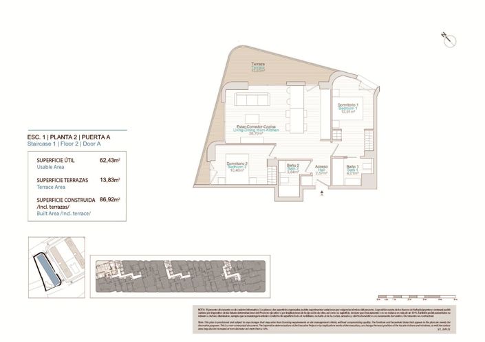 Image No.6-2 Bed Apartment for sale