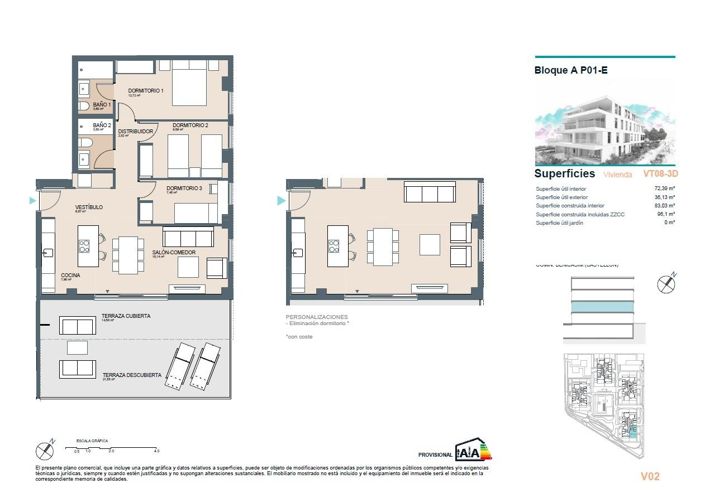 Image No.11-3 Bed Apartment for sale