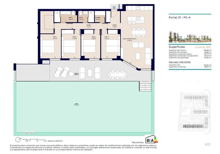 Image No.14-4 Bed Apartment for sale