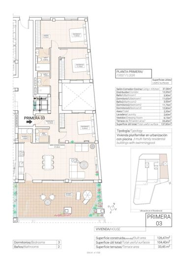 Image No.9-3 Bed Apartment for sale