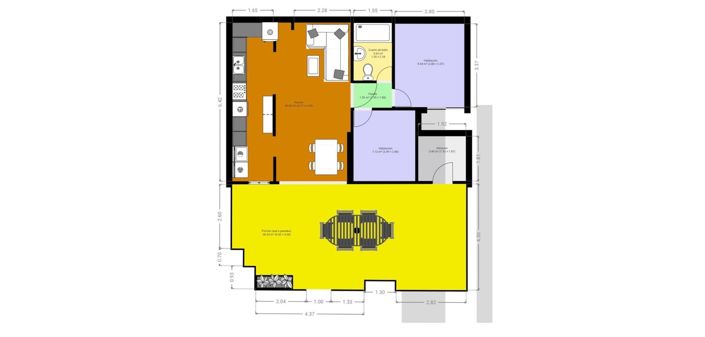 Image No.4-Bungalow de 2 chambres à vendre à Orihuela Costa