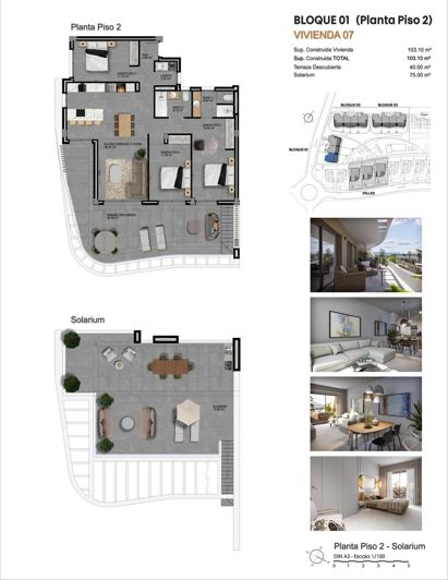 Image No.18-3 Bed Apartment for sale