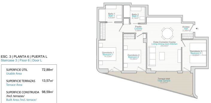 Image No.10-Appartement de 3 chambres à vendre à Villajoyosa-La Vila Joíosa