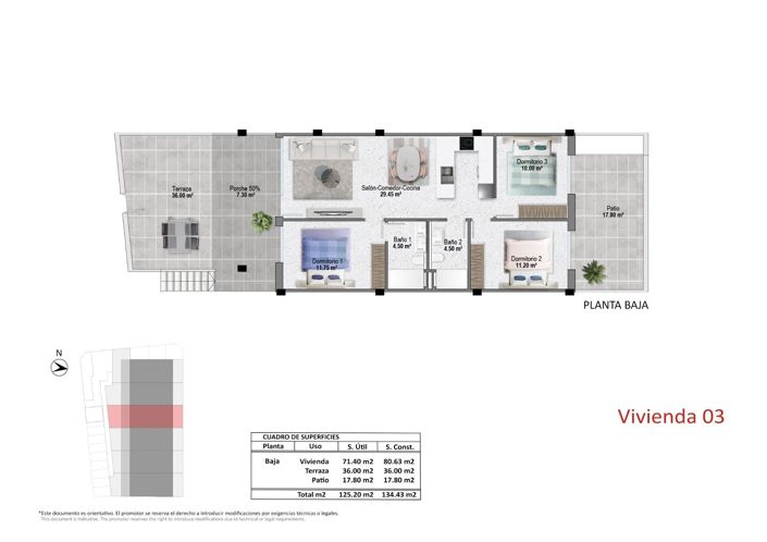 Image No.12-3 Bed Bungalow for sale