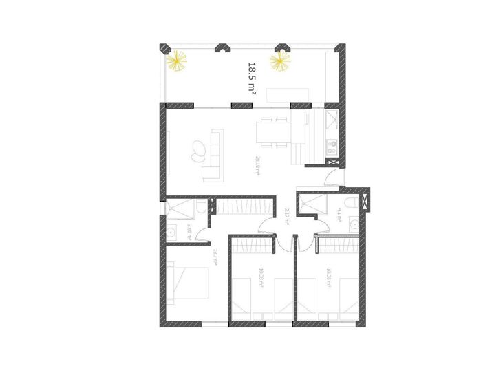 Image No.9-3 Bed Apartment for sale