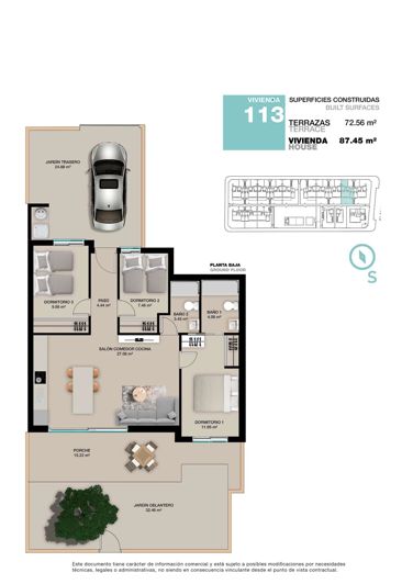 Image No.19-3 Bed Bungalow for sale