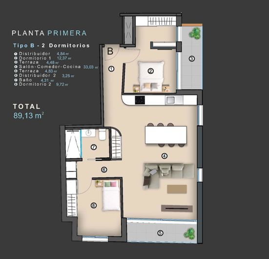 Image No.9-Appartement de 2 chambres à vendre à Torrevieja