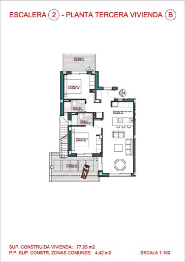 Image No.12-Appartement de 2 chambres à vendre à Torrevieja