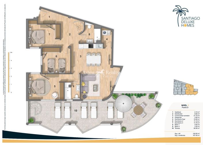 Image No.35-2 Bed Penthouse for sale