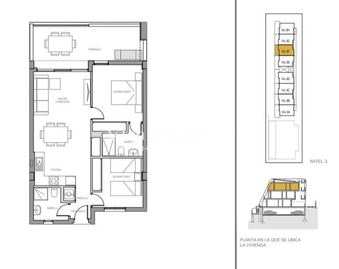 Image No.11-Penthouse de 2 chambres à vendre à Amarilla Golf