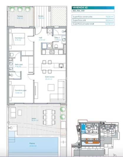 Image No.16-2 Bed Apartment for sale