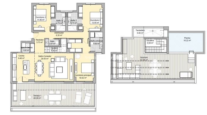 Image No.22-3 Bed Penthouse for sale