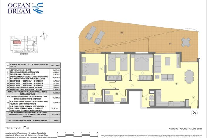 Image No.15-3 Bed Apartment for sale