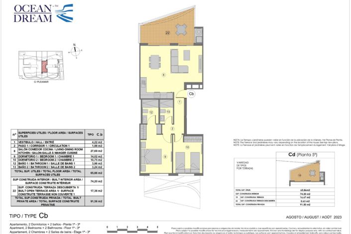 Image No.16-3 Bed Apartment for sale