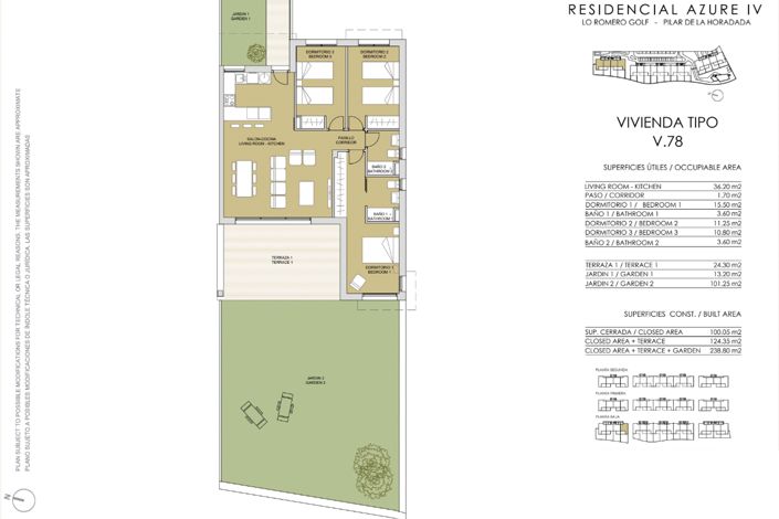 Image No.24-3 Bed Apartment for sale