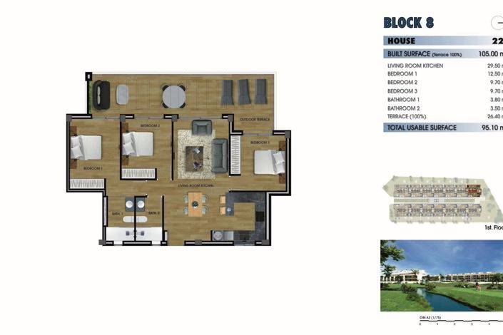 Image No.11-3 Bed Apartment for sale