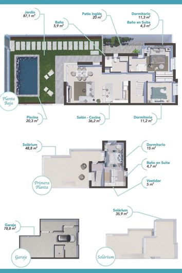 Image No.14-Villa de 3 chambres à vendre à Los Alcázares