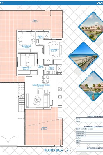 Image No.34-3 Bed Apartment for sale