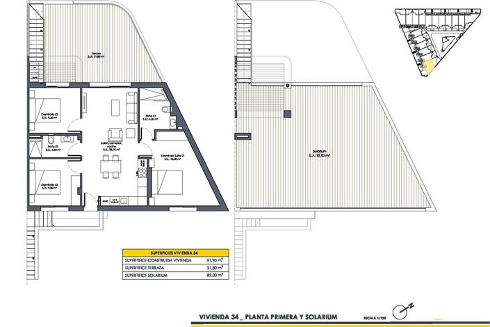 Image No.12-3 Bed Apartment for sale