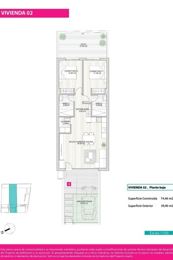 Image No.20-2 Bed Apartment for sale