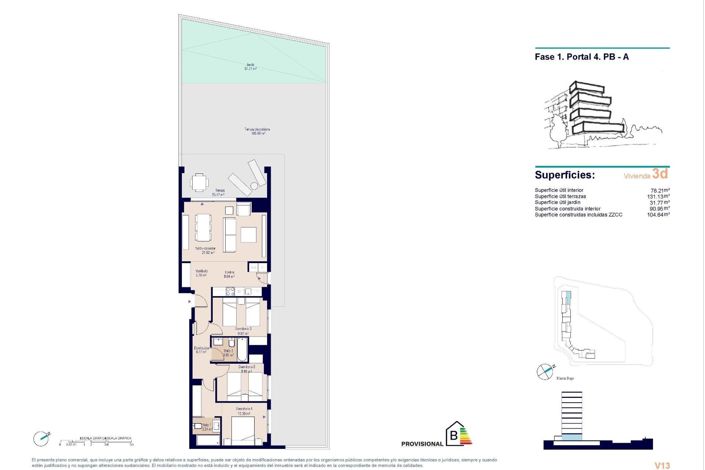 Image No.17-3 Bed Apartment for sale