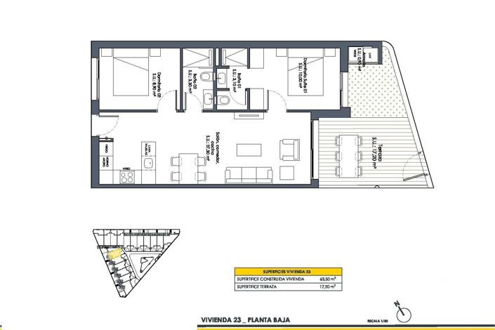 Image No.15-Appartement de 2 chambres à vendre à San Fulgencio