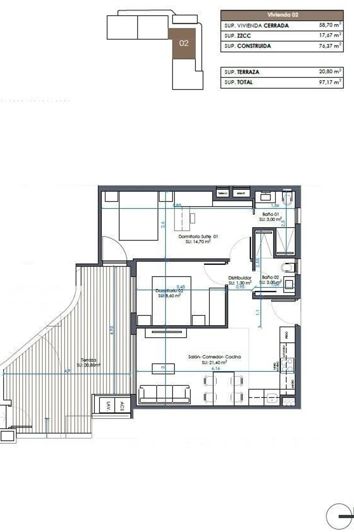 Image No.13-2 Bed Apartment for sale