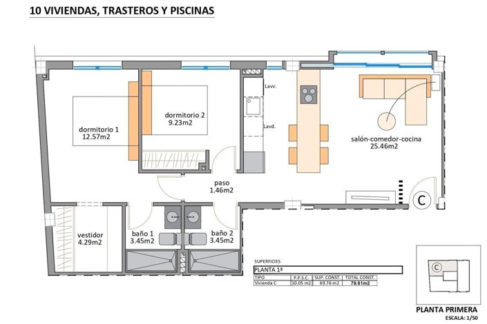 Image No.10-2 Bed Apartment for sale