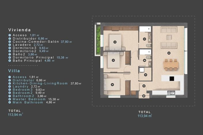 Image No.9-3 Bed Villa for sale