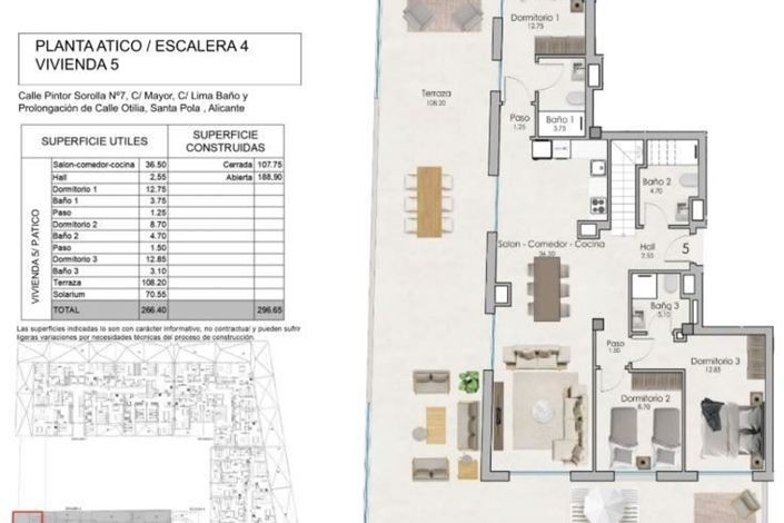 Image No.12-Appartement de 3 chambres à vendre à Santa Pola