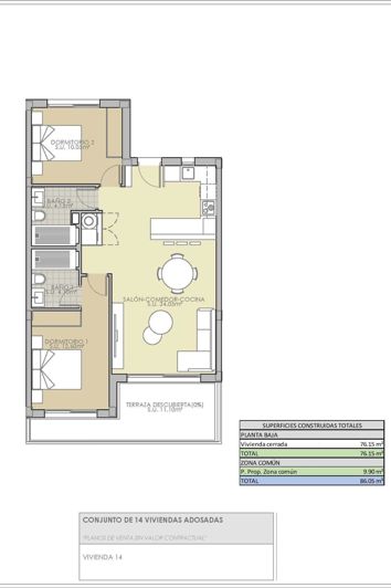 Image No.16-Appartement de 2 chambres à vendre à Rojales