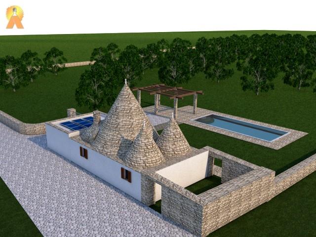 Image No.3-Trullo de 2 chambres à vendre à Martina Franca